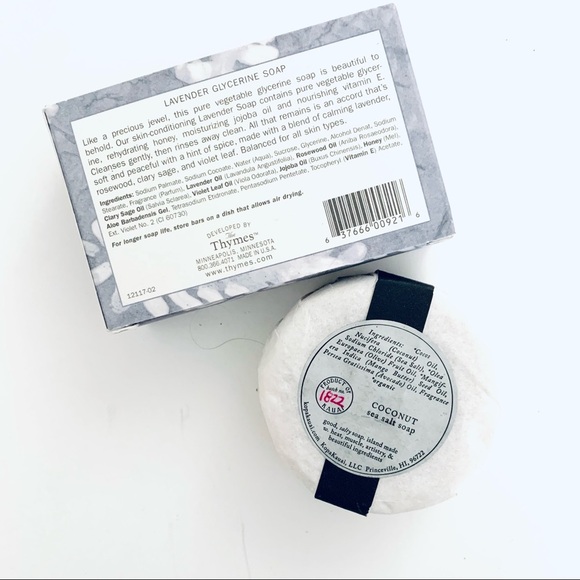 THE THYMES Lavender and Hawaii Coconut Sea Soap - Picture 2 of 2